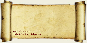 Danijela Egić vizit kartica